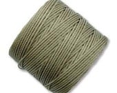 Khaki S-Lon Bead Cord Thread, 77 yard spool, SLBC-KH