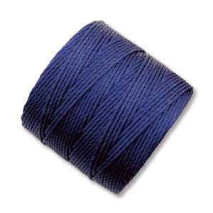 Capri Blue S-Lon Bead Cord Thread, 77 yard spool, SLBC-CB