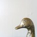easter decor 15% off midcentury brass duck figurine, bird, easter, patina
