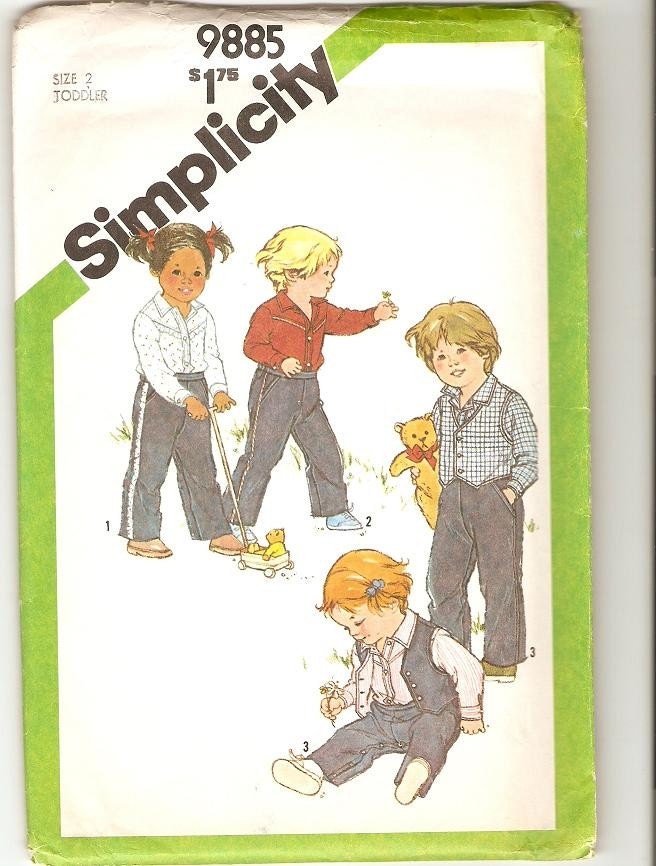 Simplicity 9885 Toddler 2
