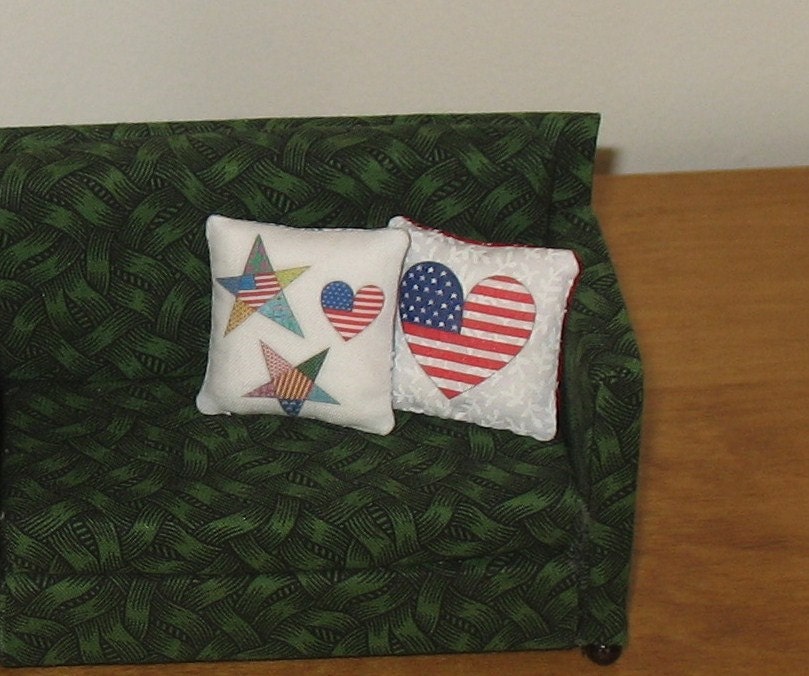 1:12 Dollhouse Miniature Pillows