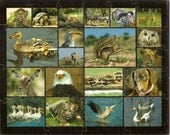 Wooden Jigsaw Puzzle Hand Cut With 20 Large Pieces Ready to Ship