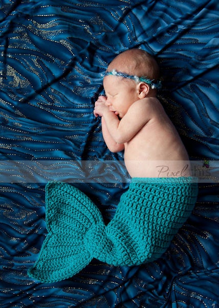 PDF Pattern - Mermaid Tail Prop (Newborn, 3m, 6m, 12m)