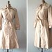 vintage KHAKi CARAMEL trench coat