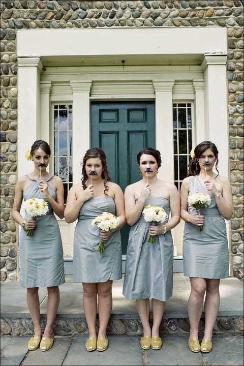 Plastic Mustaches on Sticks - Choose Your Own - Set of 4