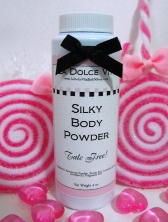 Sugar Cookies scented Silky Body Powder - Talc Free - 4 oz