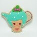 Sweet tea girl felt pin