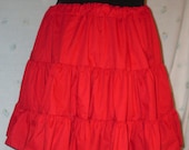 Custom Listing for Lauren Lolita Style Petticoat Skirt in Scarlett Red  Free US Shipping
