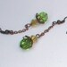 Lemon and Lime Glass Dangles