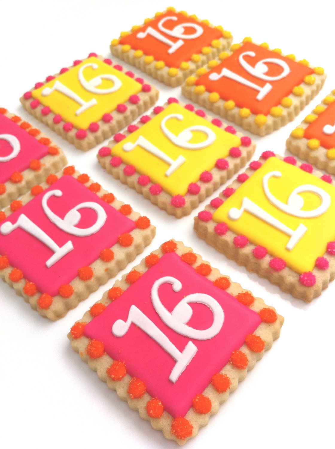 It's Your Birthday Numbers Cookies (1 dozen)