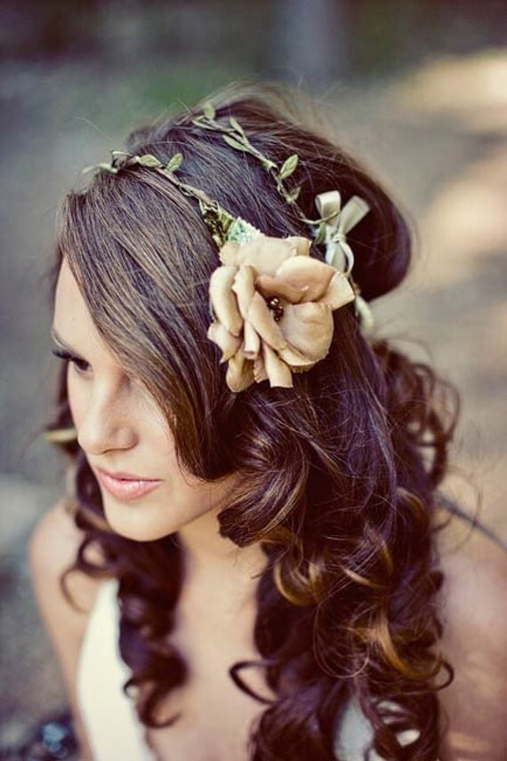Nature girl halo in nude pink- style C100