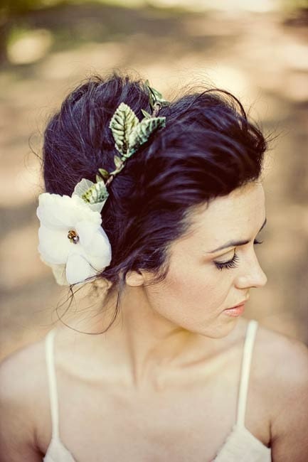 Nature girl halo in ivory- style C101
