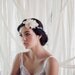 Woodsy flower halo/crown in ivory- style 203
