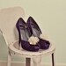 sparkle tulle pouf shoe clips- style 127