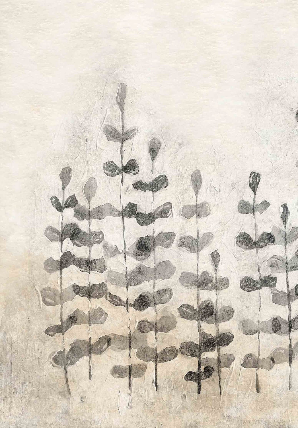 Art Print - Ferns 8"x10" - Modern Wall Decor