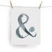 Ampersand Print - Watercolor & - Print from my Original Illustration - 8"x10"