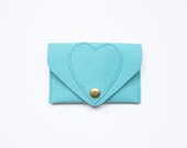 Heart Leather Card Case