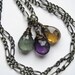 Reserved Listing for Roobroc - Stunning Trio of Amethyst, Beer Quartz and Moss Aquamarine