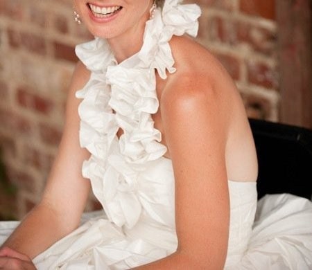 Silk Taffeta Wedding Gown