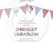 Red, White & Blue Collection - 5x7 Invitation - P.I.Y. (Print-it-Yourself)