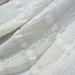 Oh So Romantic Vintage 60s 70s Textured White Gauze Fabric - Prairie Peasant Wedding - 4.3 yd Yardage