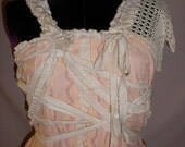The Paperbag Princess Pink Mummy Bustle Steampunk Zombie Dress