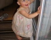 Petite Princess The Blushing Rose Ruffled Baby Garden Party Dress with Sweet Socks and Headband