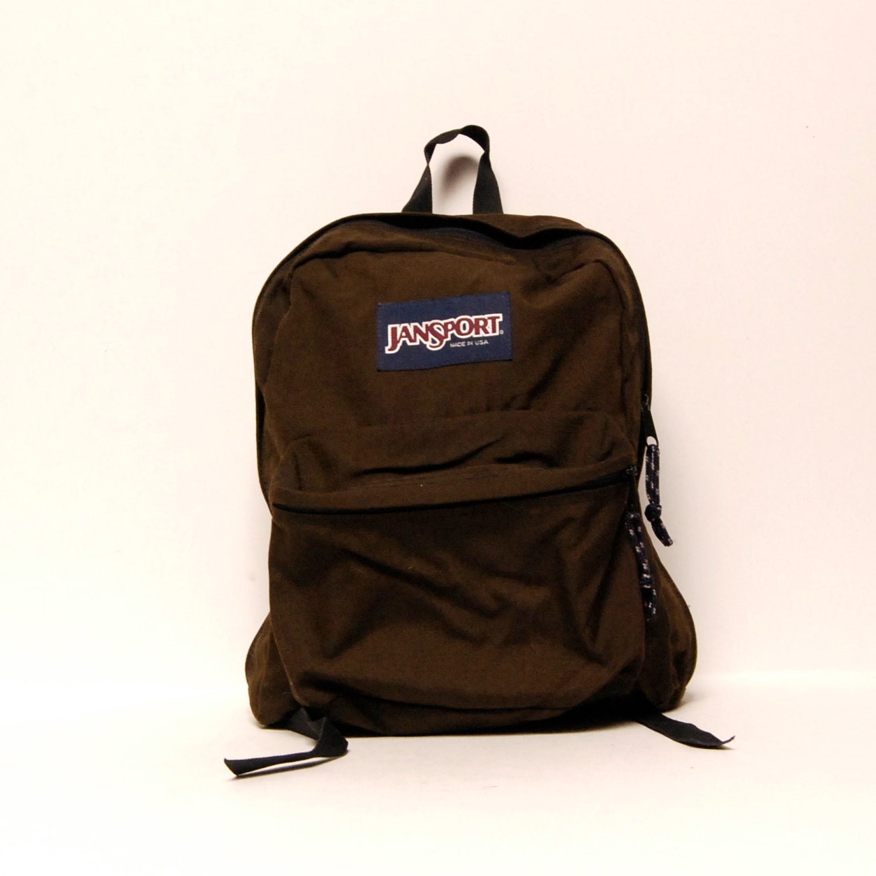 BROWN JANSPORT canvas classic BACKPACK made in usa by CairoVintage