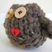 Plump Knit Owl Bird