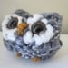 Plush Owl Toy- Hand Knit