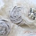 Vintage Wedding Lace Garter Set- Chica Luxe Series- Grey and Ivory