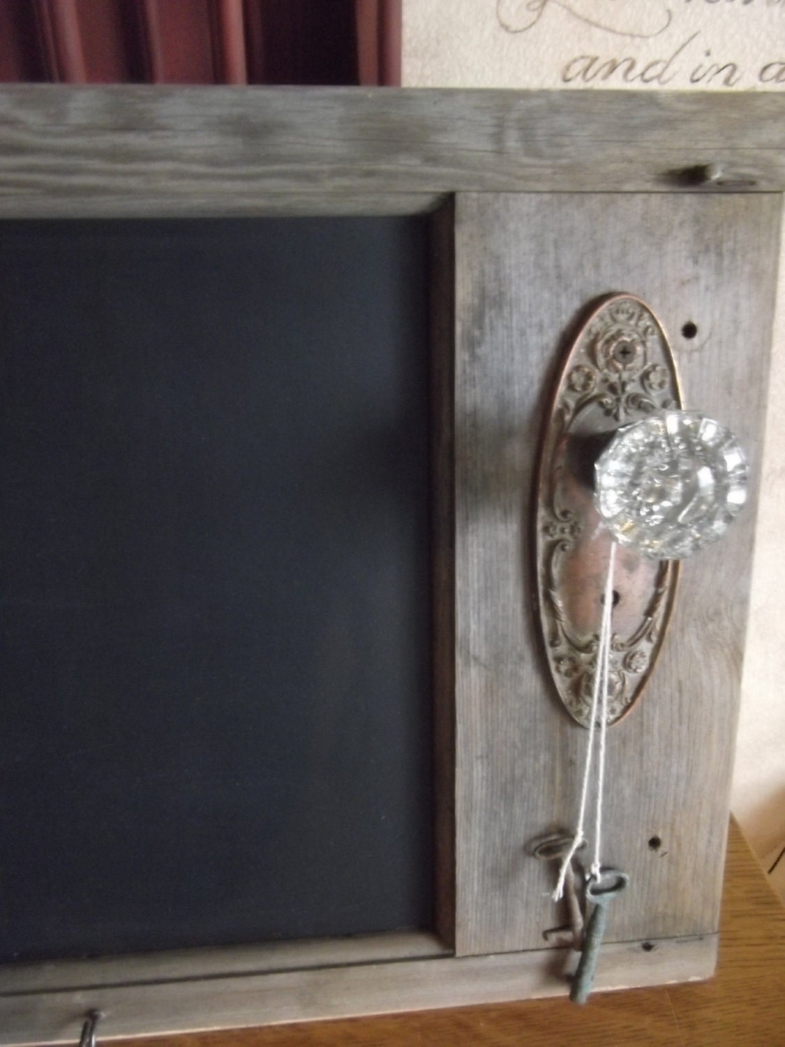 Reserved for Adri, Vintage Window Chalkboard