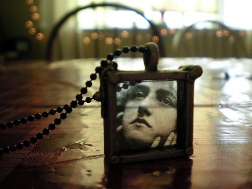 Window Pane Necklace (with removable picture)