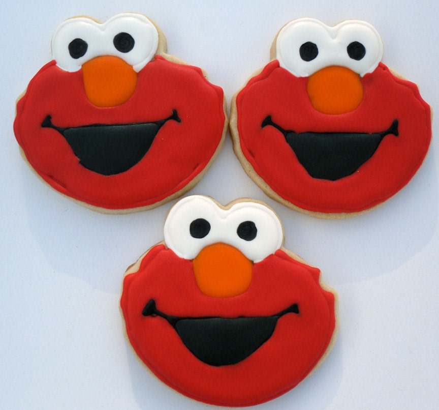 Elmo Sugar Cookie Party Favors 1st Birthday Baby Boy Baby Girl Custom Favors Il_170x135