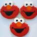 Elmo Sugar Cookie Party Favors 1st Birthday Baby Boy Baby Girl Custom Favors