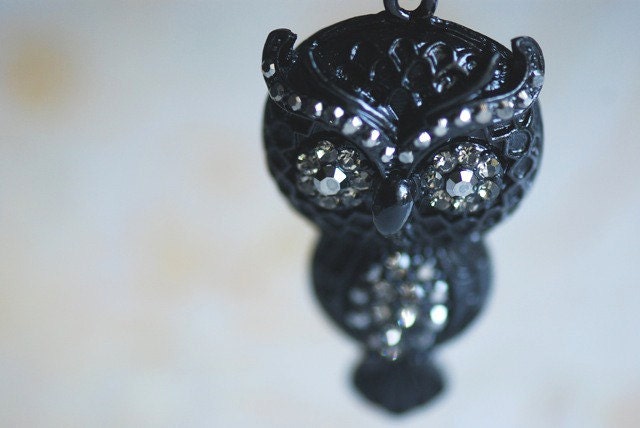 Mister Black Owl Necklace