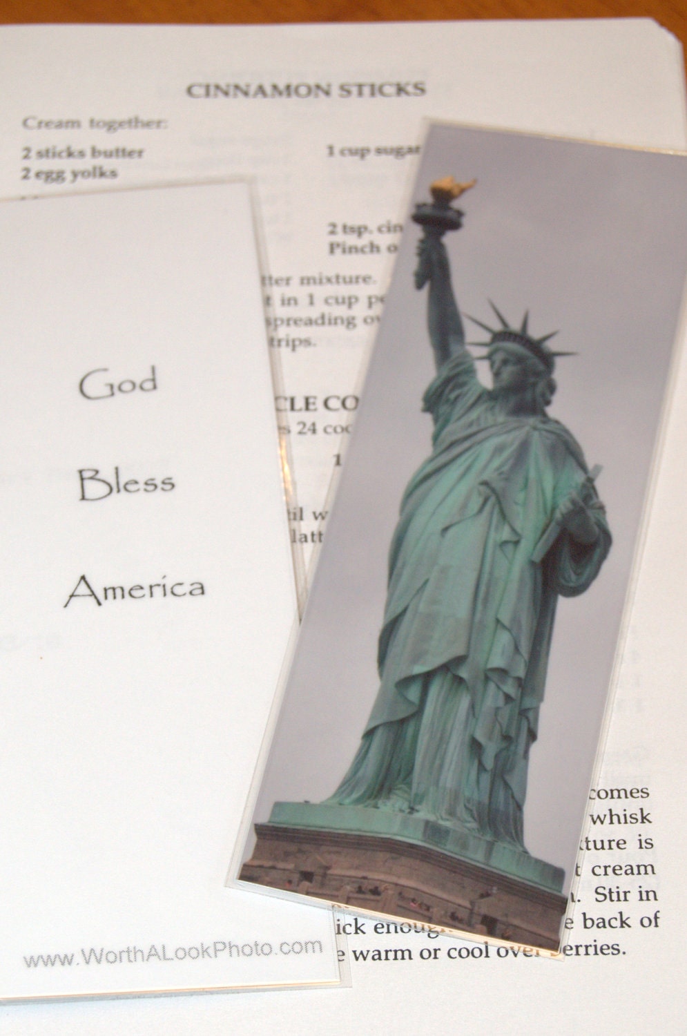Lady Liberty - Patriotic Statue of Liberty Photo Bookmark for 4th of July