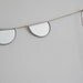 Mirror Bunting Small Half Circle Banner Garland Strand