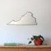 SALE / / / Virginia Mirror Large / Wall Mirror State Outline Silhouette