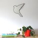 SALE / / / Bird Mirrors Flying Pair / Handmade Wall Mirror