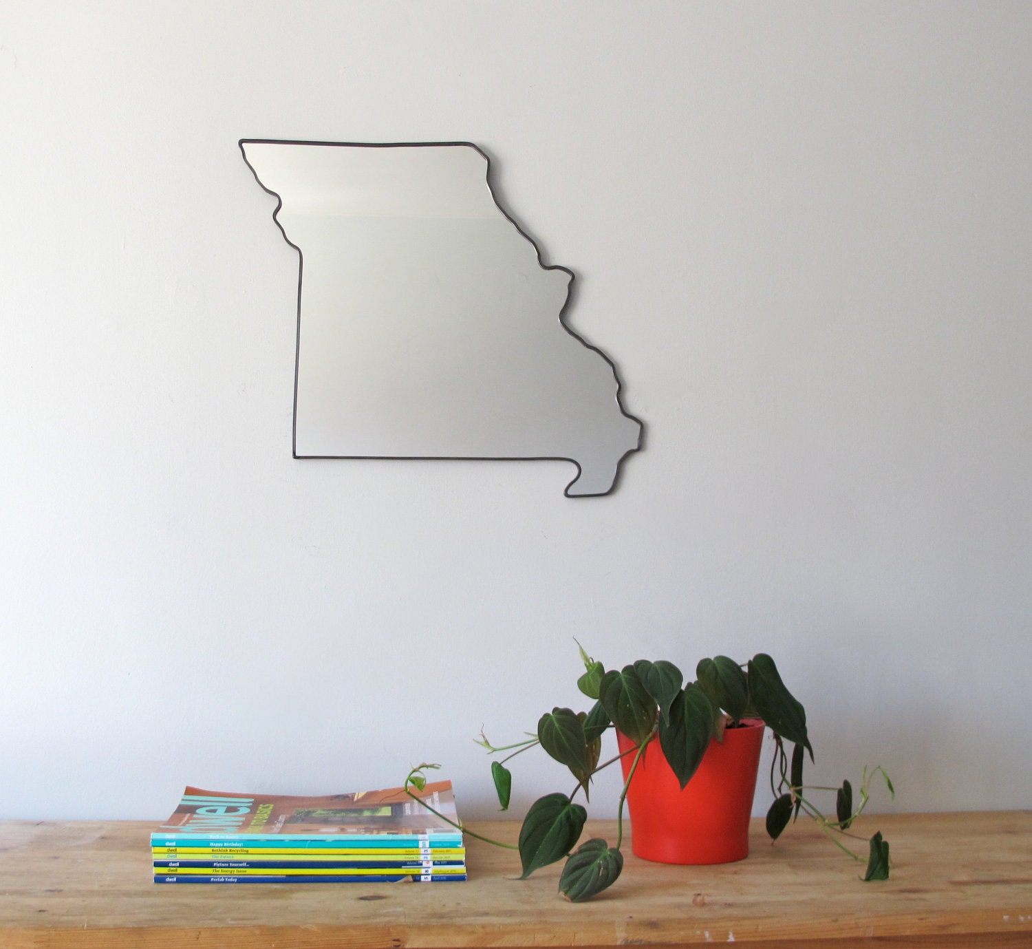 Missouri Mirror / Wall Mirror State Outline Silhouette