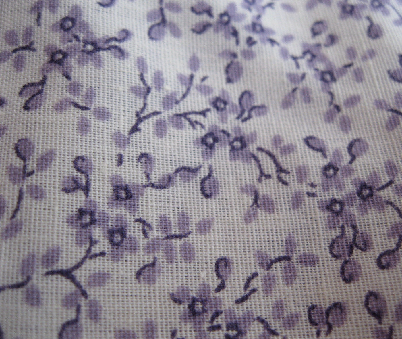 Vintage 1960s Fabric Yardage Purple Violet 4 Yards 45 In Wide Bolt 1950s Sewing Supplies