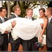 Whimsical chiffon Wedding dress- Sweetheart neckline- strapless