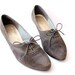 Vintage Oxfords Gray Suede Shoes Size 8