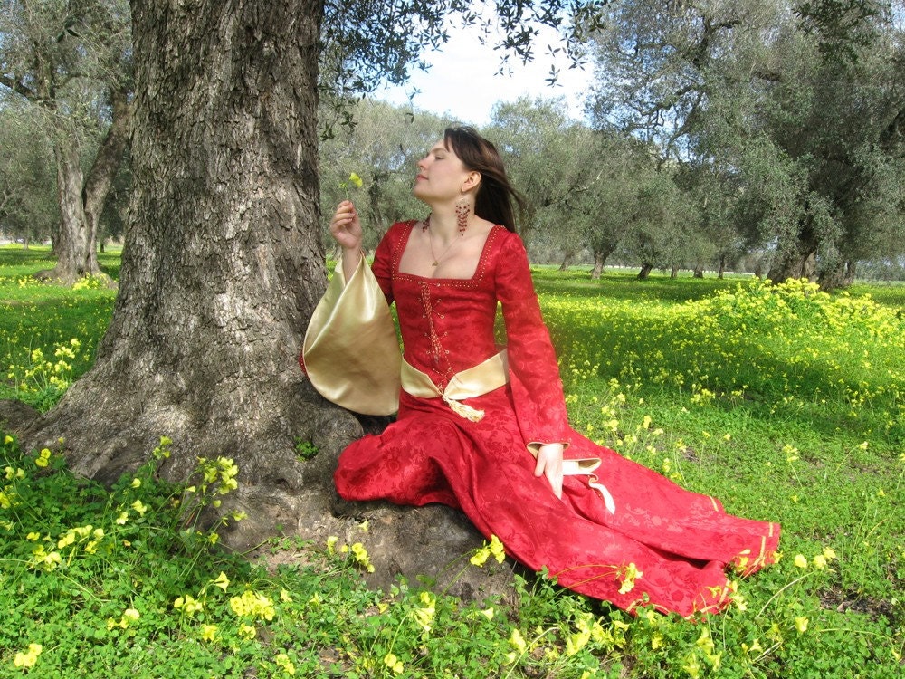 Medieval Style Dress Made To Order OOAK