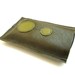 Olive green Leather cell phone sleeve case