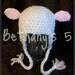 Lamb Sheep prop hat...  Custom Made Hat Newborn to 18 mo size with diaper cover