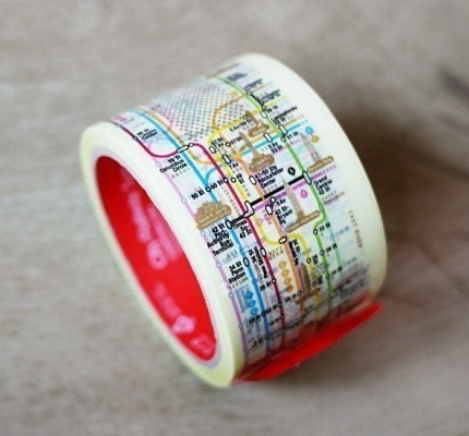60 mm NY Manhattan Subway Pattern Tape