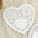 Romantic Heart Paper Doilies 5.5 inch (50 sheets)