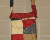 Quilted Messenger Styled Purse - Medium